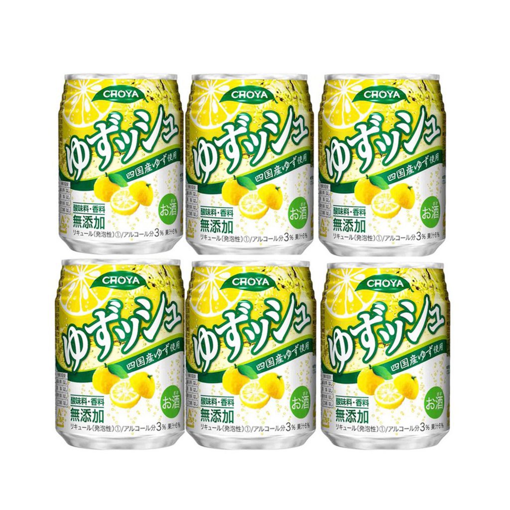 Choya Yuzu Soda 250ml (Bundle of 6)